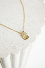 18 Ayar Altın Kaplama Yılan Parlatıcı Kolye Altın