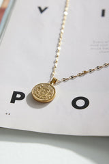 18K Altın Kaplama Ayakta Alkışlanan Kolye