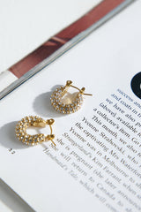 18 Ayar Altın Kaplama Hazinem Ol Küpe Altın