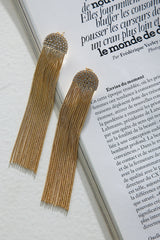 18 Ayar Altın Kaplama Altın Times Küpe Altın