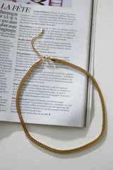 18 Ayar Altın Kaplama Olmazsa Olmaz Kolye Altın