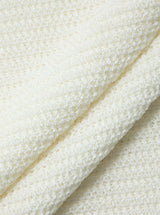 Boyundan Bağlamalı Beli Sırtı Açık Örgü Mini Elbise