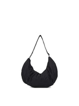 New Lightweight Ruched Hobo Crossbody Bag