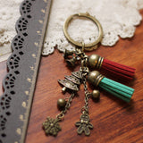 Retro Sevimli Noel Atmosferi Anahtarlık