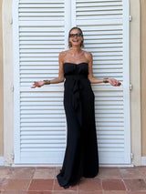 Fiyonklu Straplez Maxi Elbiseler