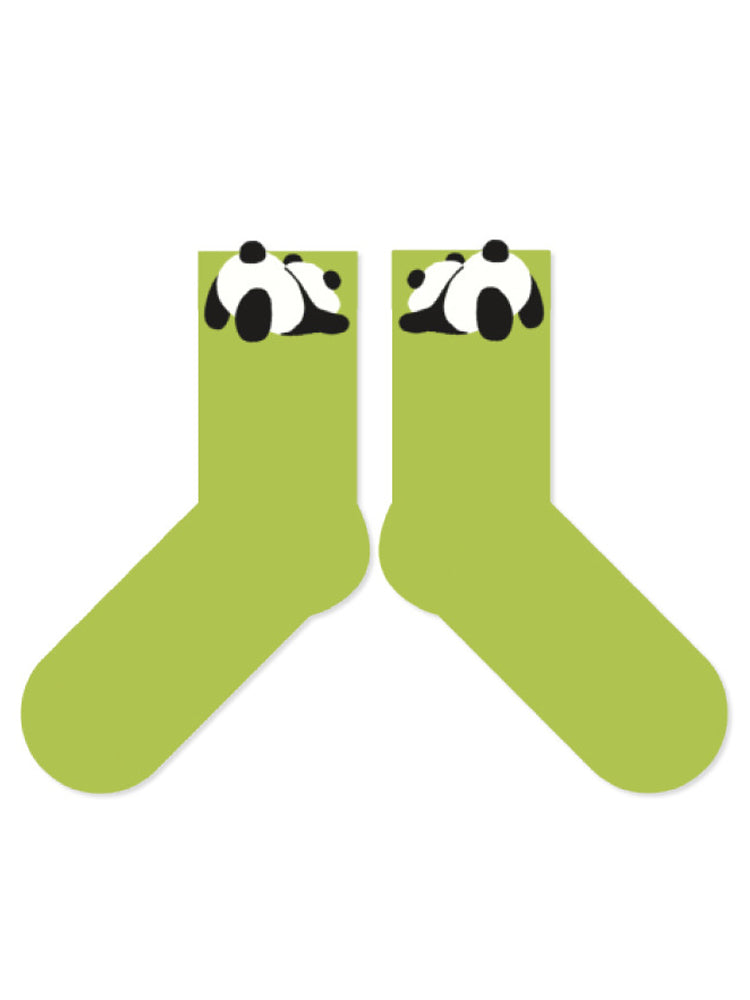 Eğlenceli ve Sevimli Çizgi Desenli Pamuk Çorap