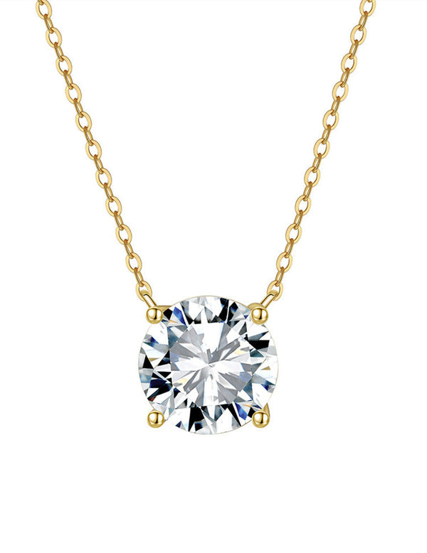 18 Ayar Altın Kaplama Zincirli Kolye