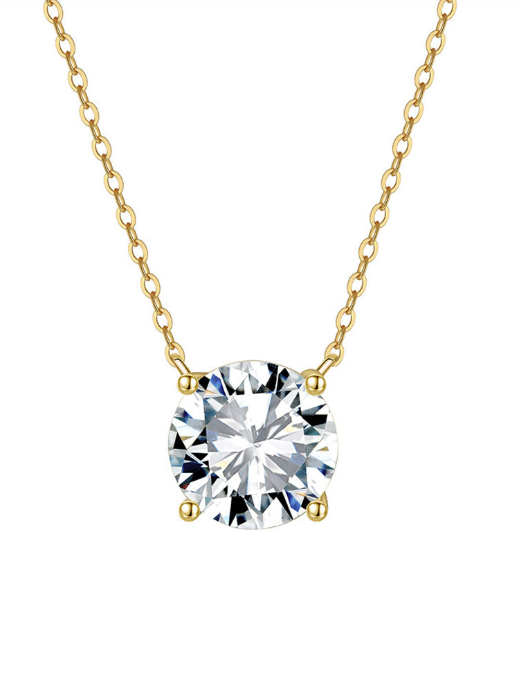 18 Ayar Altın Kaplama Zincirli Kolye