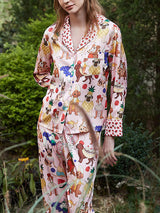 Pembe Tatlı Köpek Pijama Takımı