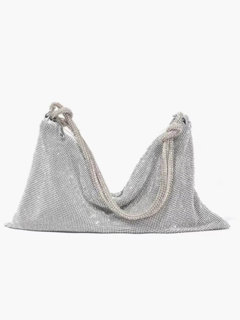 Kare Taşlı Koltuk Altı Çantası