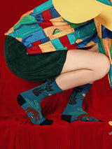 Çizgi Film Karakteri Desenli Pamuklu Çorap