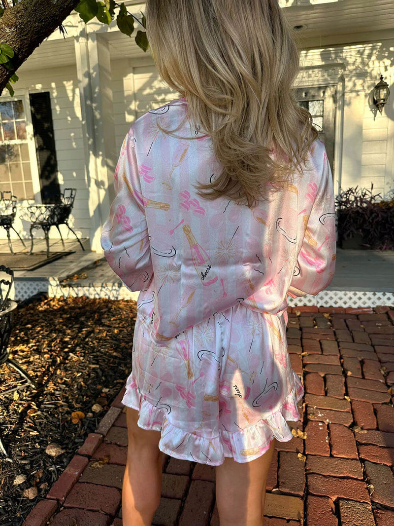 Baskılı Loungewear Pijama Takımı