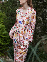 Pembe Tatlı Köpek Pijama Takımı