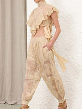 Lightness Streamer Lace Crop Top