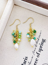 Küçük Taze Üzüm Salkımı Püskül Küpe