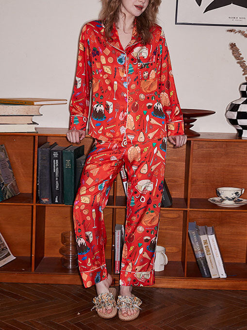 Portakal Tatlı Pijama Takımı