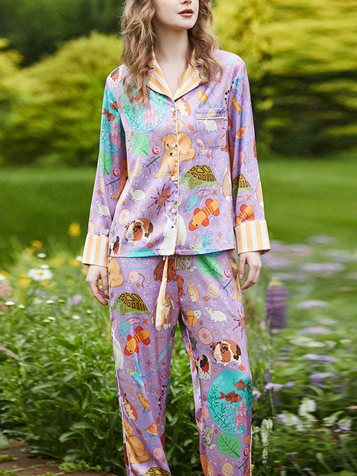 Tavşan ve Balık Uzun Pijama Takımı