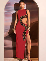 Zarafet Baştan Çıkarmayla Buluşuyor: Dar Kesim Sırtı Açık Maxi Elbise