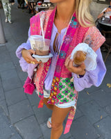 Sokak Baskılı Kolsuz Yelek Ceket