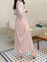 Allık Tüylü Gelin Elbisesi