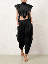 Lightness Streamer Lace Crop Top