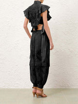 Lightness Streamer Lace Crop Top