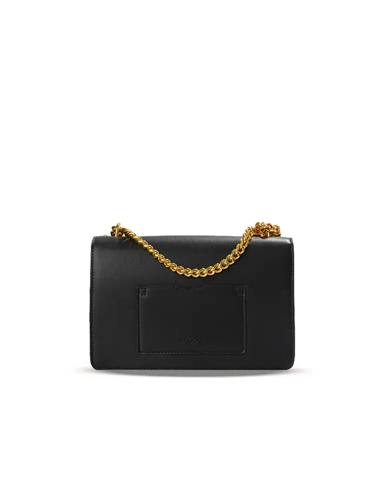 Studded Chain Crossbody Mini Box Bag