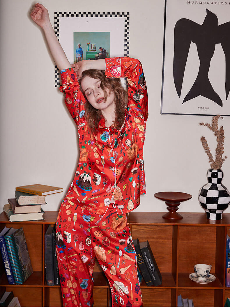 Portakal Tatlı Pijama Takımı