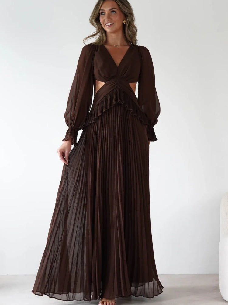 Sophisticated Open Back Gown