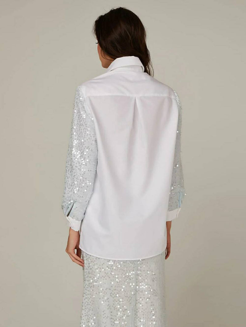 Kolu Payet Pamuklu Gömlek ve Etek