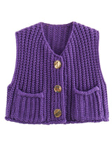 Kolsuz Kısa Örgü Hırka