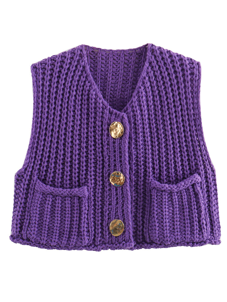 Kolsuz Kısa Örgü Hırka