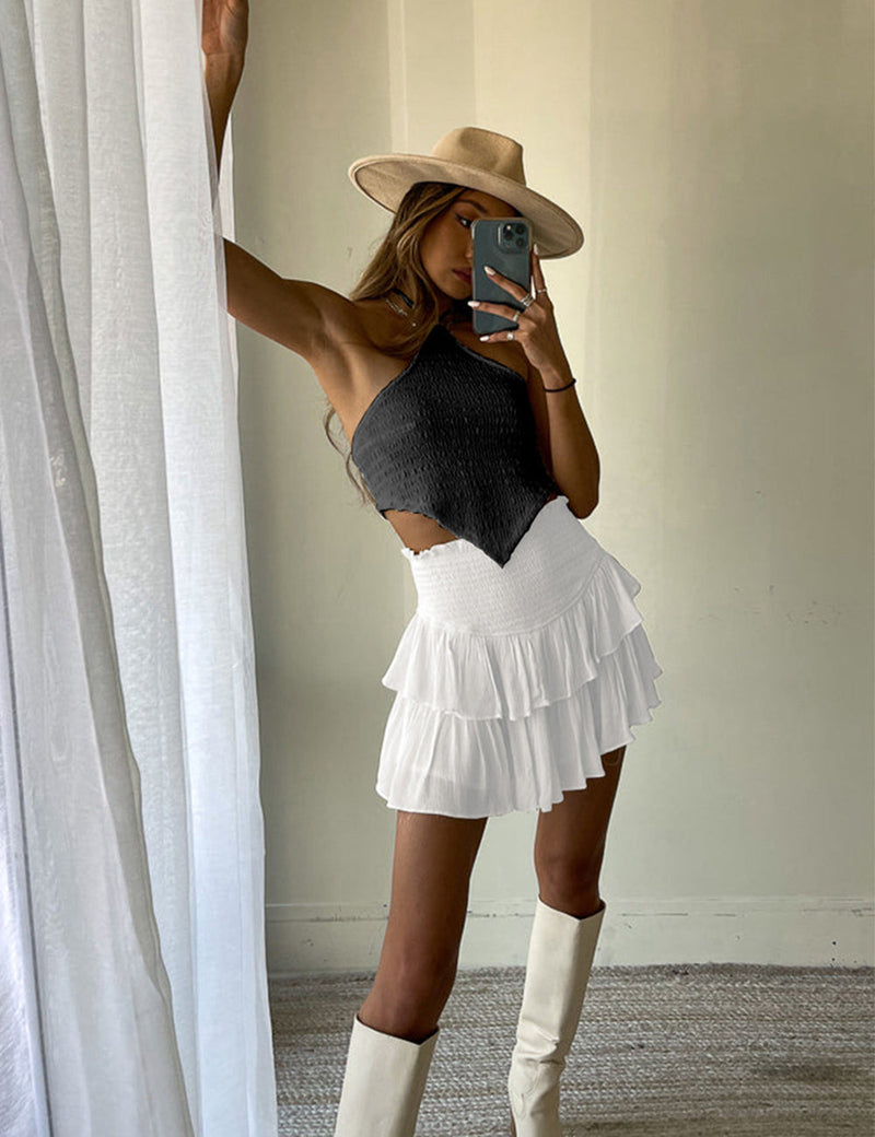 Delilah Fırfırlı Mini Etek