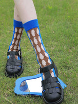 Oymalı Ultra İnce File Çoraplar