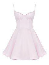 Balerin Pembe Tül Mini Elbise