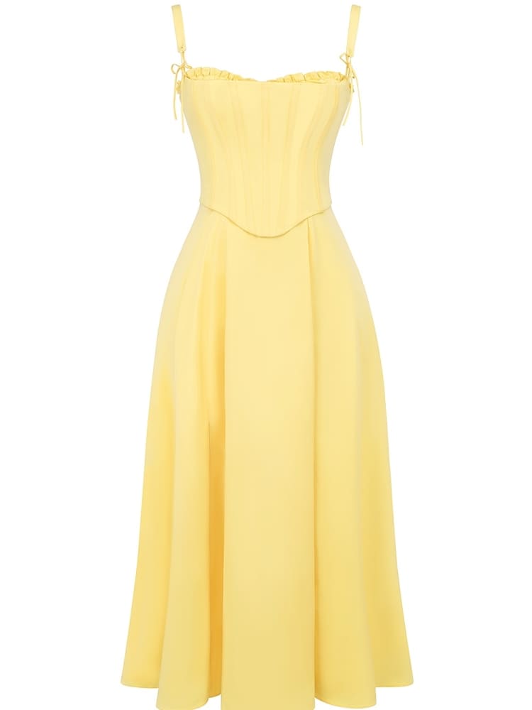 Sunshine Pamuk Midi Sundress