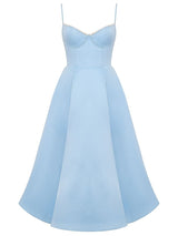 Cinderella Mavi Tül Midi Elbise