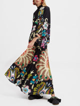 Taşlı Sable Elbiselerde Tavuskuşu