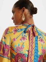 Magnifico Baskılı Maxi Elbise - Marigold