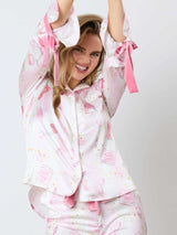 Şampanya Volanlı Pijama Takımı