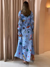 Graffiti Fener Kesimli Kısa Elbise Midii Elbise