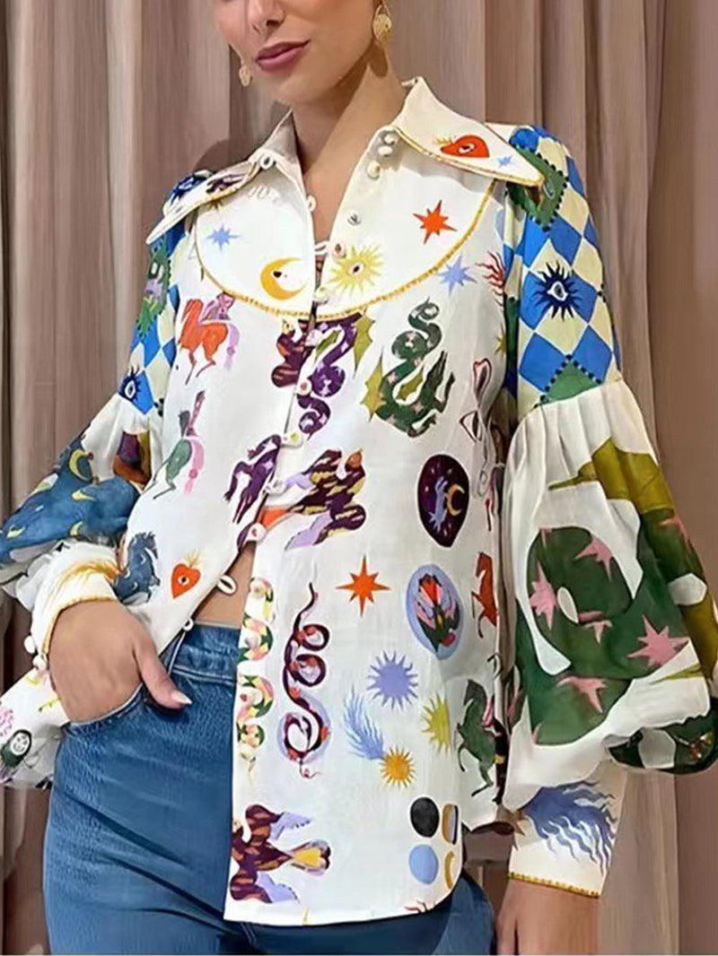 Balon Kol Zarif Gömlek