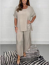 Günlük Giyim Floaty Kollu Pantolon Takımı