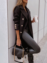 Düz Renk Basit Orta Boy Ceket