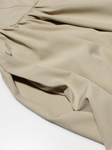 Seksi Askılı Midi Elbise