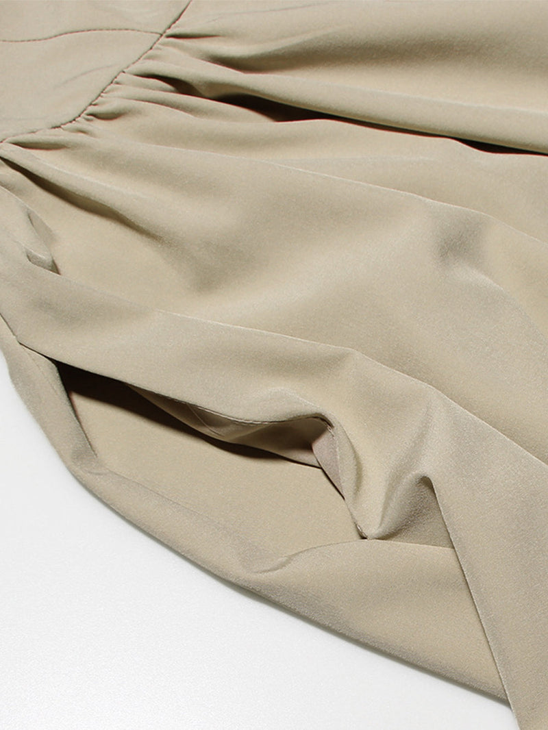 Seksi Askılı Midi Elbise