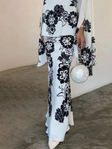 Moda Baskılı Gevşek Takım Elbise