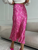 Fransız desenli şık balık kuyruğu etek