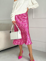 Fransız desenli şık balık kuyruğu etek