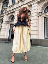 Retro Baring Top & Pants Set